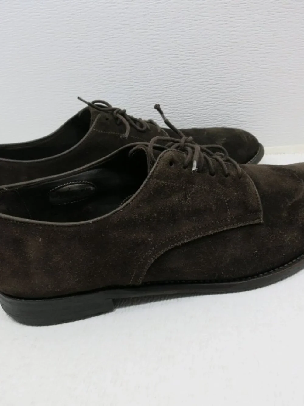 Paul Smith Brown Suede Leather Dress Oxfords Comfort Shoes Men's Size 9.5 M